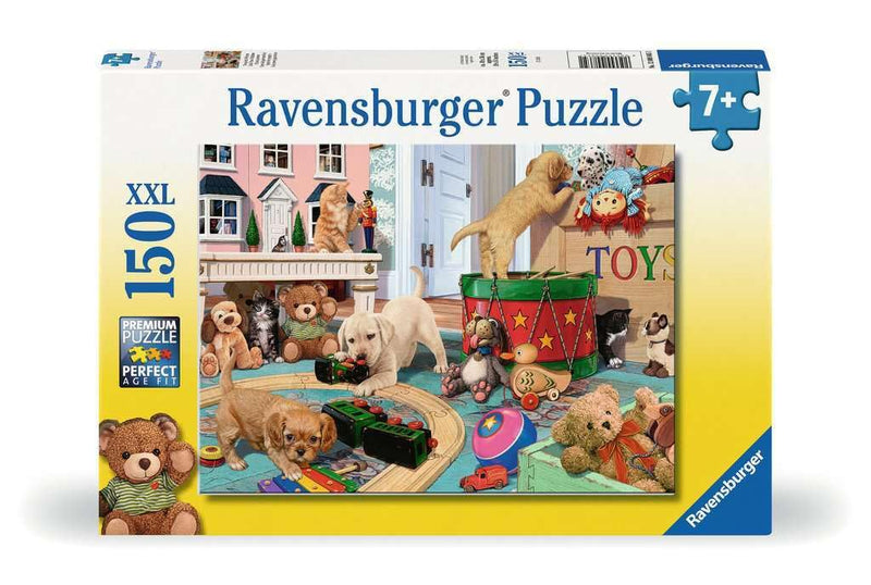 Ravensburger 12000865 Puppies Playtime 150 Piece Jigsaw Puzzle for Kids Age 7 Years Up, Multicolour, One Size