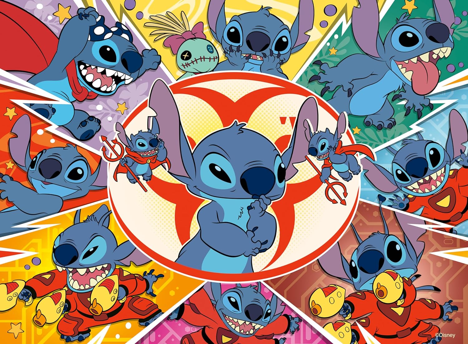 Ravensburger Disney Stitch Jigsaw Puzzle for Kids Age 6 Years Up - 100 Pieces XXL - Lilo