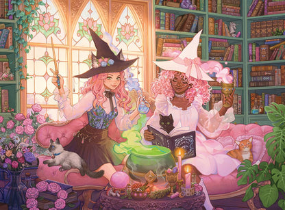 Ravensburger 13415 Enchanting Library Puzzle, Mehrfarbig/Meereswellen (Ocean Tides