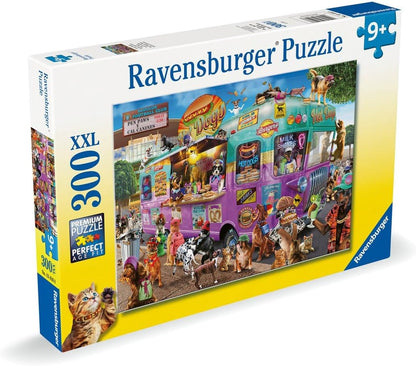 Ravensburger Hot Diggity Dogs 300 XXL Piece Jigsaw Puzzle for Kids - Every Piece is Unique, Pieces Fit Together Perfectly