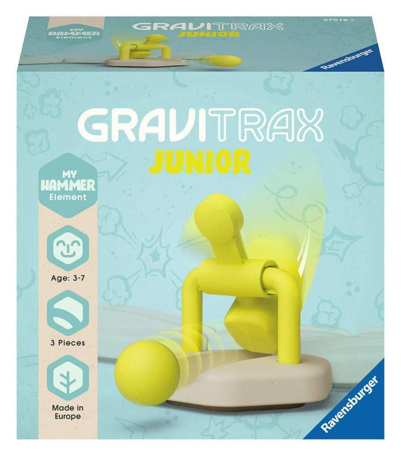 Ravensburger 27518 GraviTrax Element Hammer-Expandable Children, Marble Run Made of Environmentally Friendly Materials with Theme Worlds, Educational Construction Toys from 3 Years, Yellow