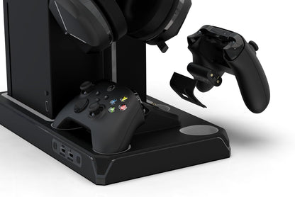 Imp Gaming DLX LED Twin Charging Tower With Cooling Fans & Game Storage Stand Xbox Series X Xbox Series X Multi Colour