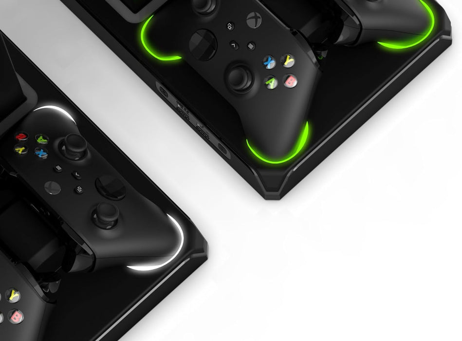 Imp Gaming DLX LED Twin Charging Tower With Cooling Fans & Game Storage Stand Xbox Series X Xbox Series X Multi Colour