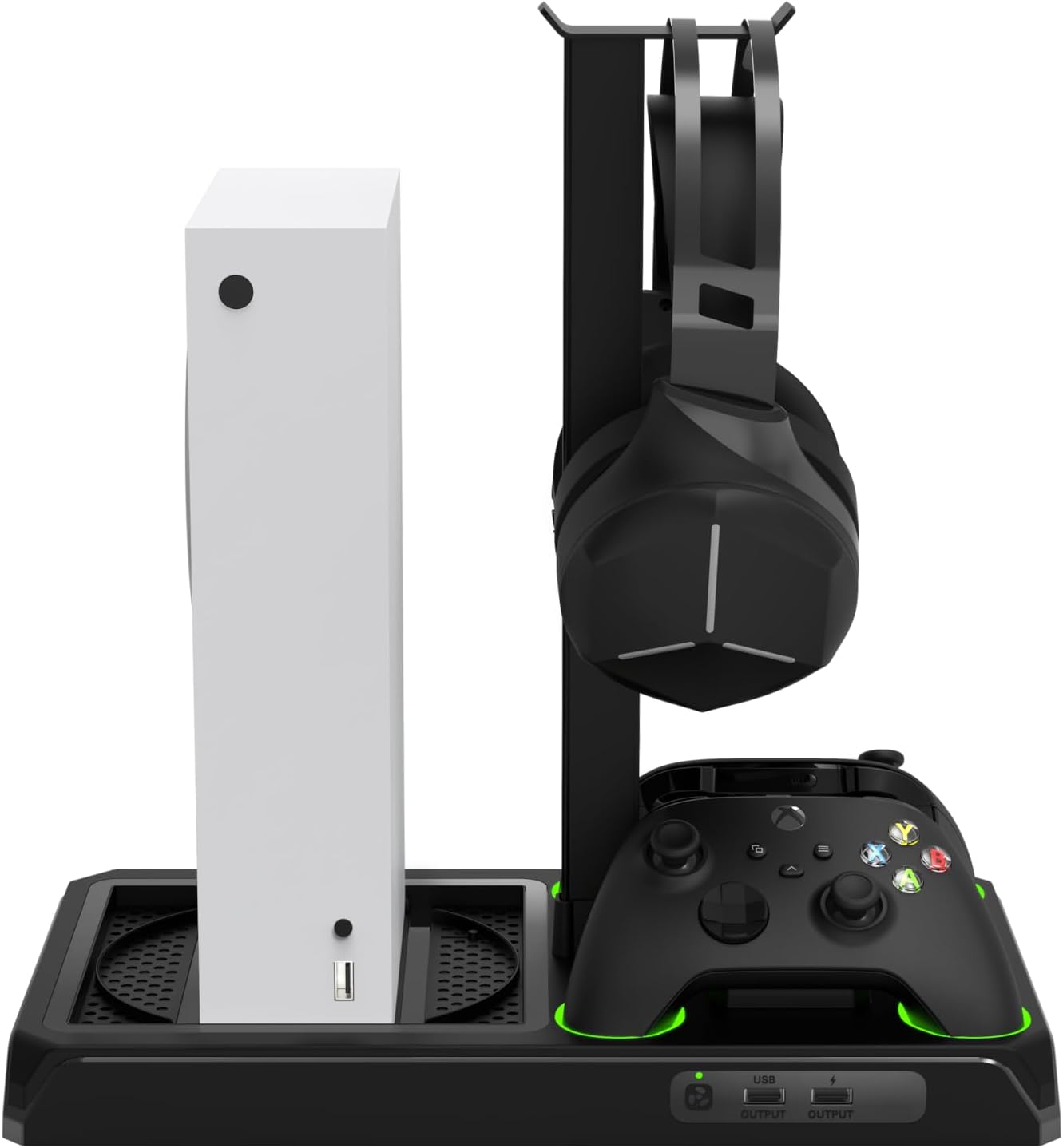 Imp Gaming DLX Twin Charging Tower With Cooling Fans & Game Storage Stand Xbox Series X