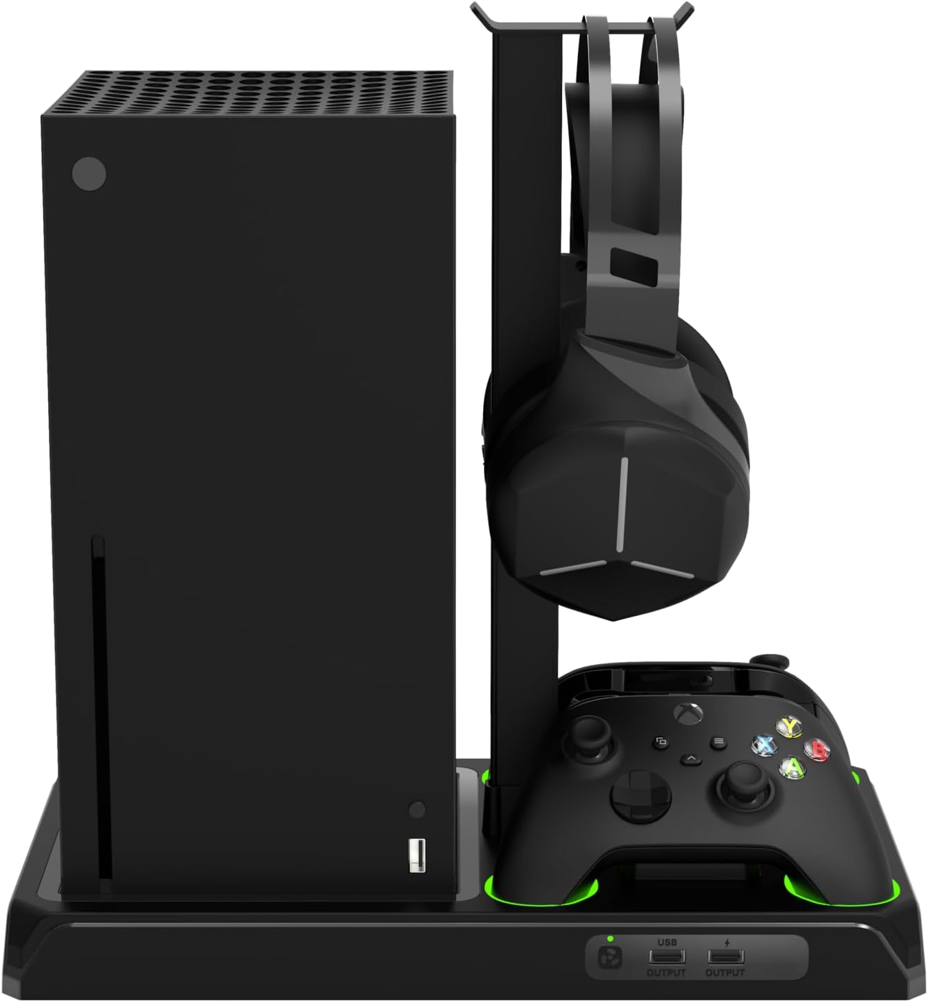 Imp Gaming DLX Twin Charging Tower With Cooling Fans & Game Storage Stand Xbox Series X