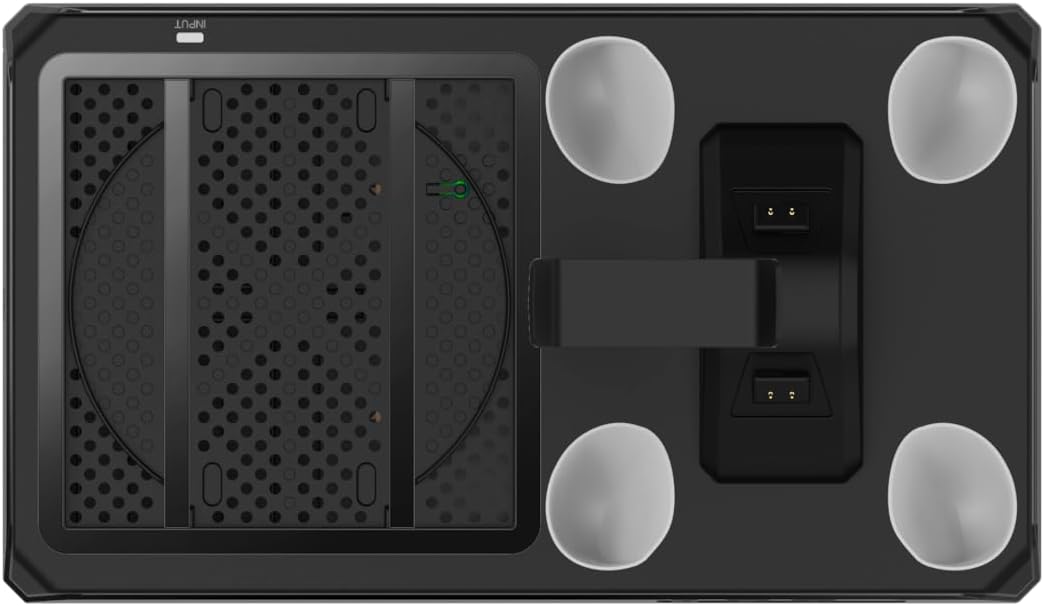 Imp Gaming DLX Twin Charging Tower With Cooling Fans & Game Storage Stand Xbox Series X