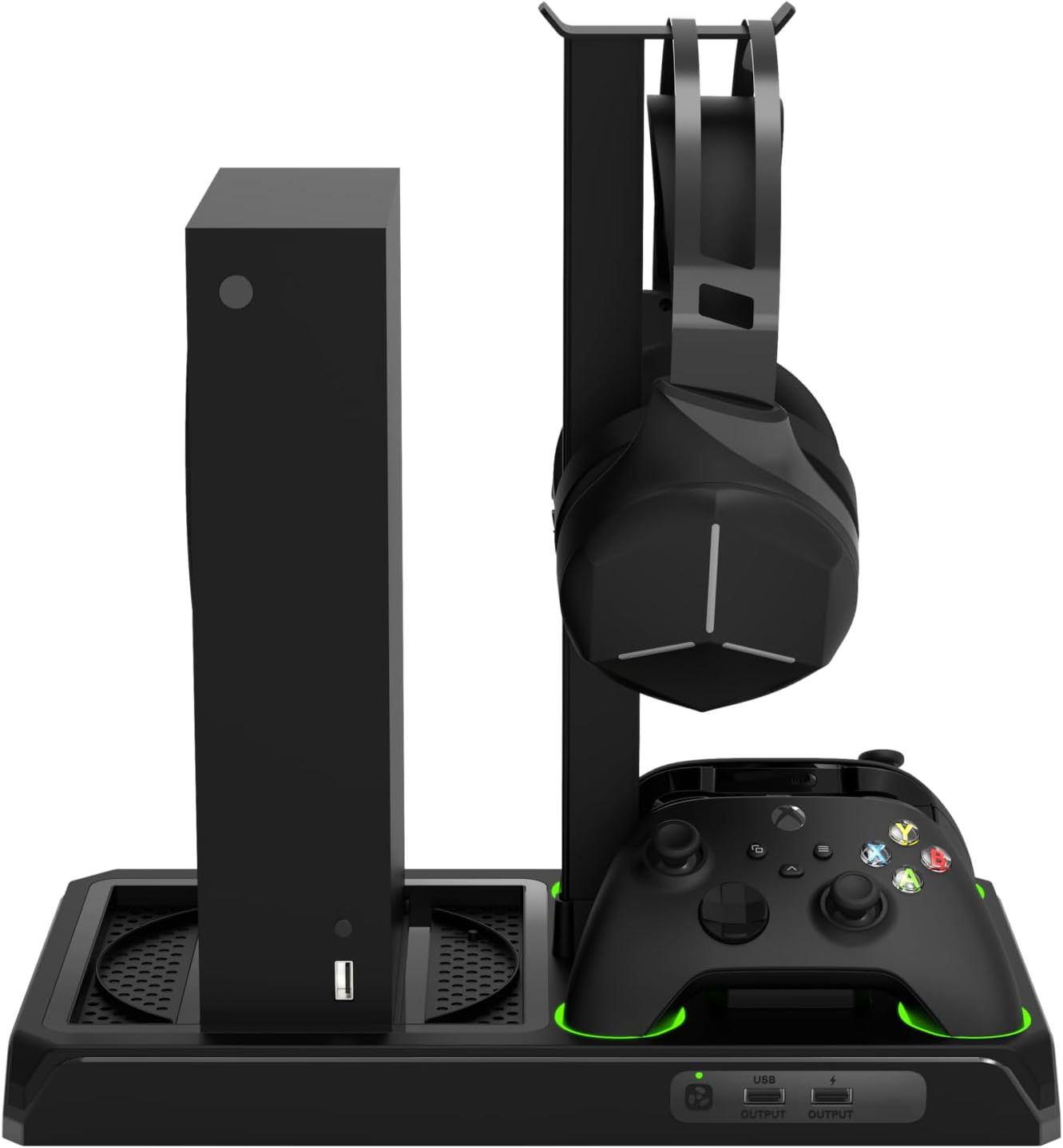 Imp Gaming DLX Twin Charging Tower With Cooling Fans & Game Storage Stand Xbox Series X