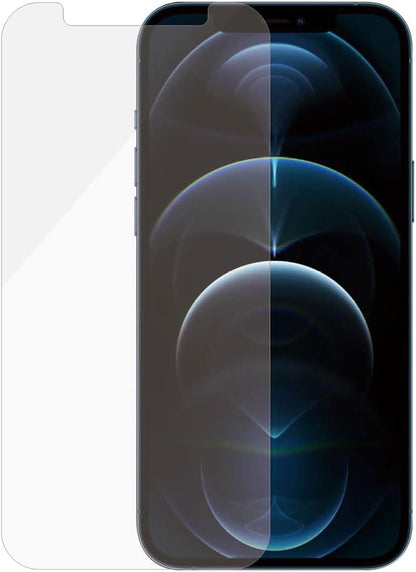 Panzerglass Antibacterial protective glass suitable for Apple iPhone 12 Pro Max, standard fit.