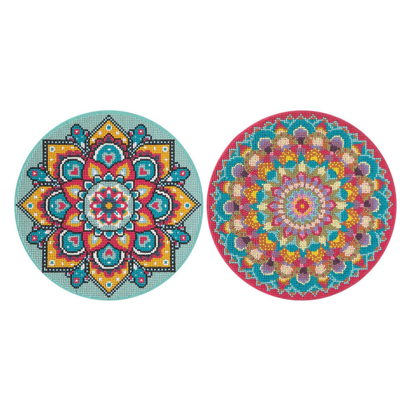 Grafix Diamond Painting Mandala canvas Ø30cm from 8 years pink