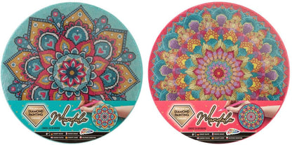 Grafix Diamond Painting Mandala canvas Ø30cm from 8 years pink