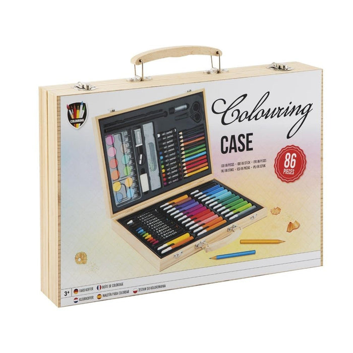 Grafix Wooden Color Case 86-piece