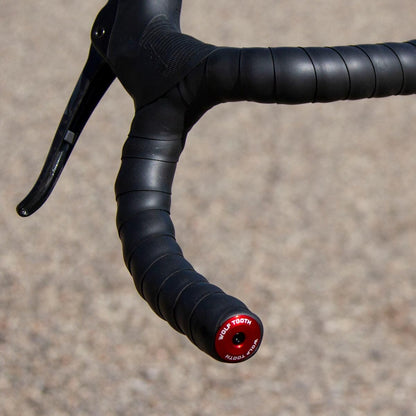 Wolf Tooth Alloy Bar End Plugs Red One Size