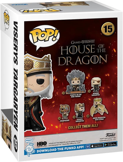 Funko POP! TV: House Of the Dragon - Masked King Viserys Targaryen - 1/6 Odds for Rare Chase Variant - Collectable Vinyl Figure - Gift Idea - Official Merchandise - Toys for Kids & Adults
