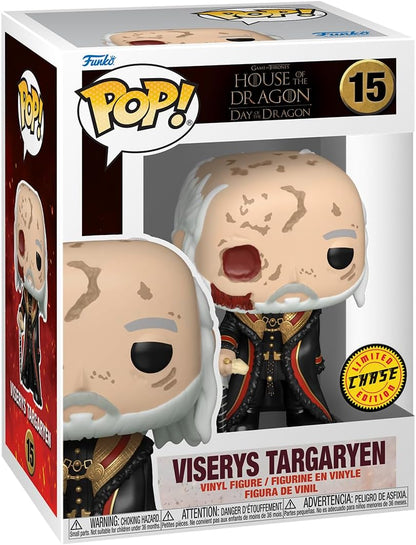 Funko POP! TV: House Of the Dragon - Masked King Viserys Targaryen - 1/6 Odds for Rare Chase Variant - Collectable Vinyl Figure - Gift Idea - Official Merchandise - Toys for Kids & Adults