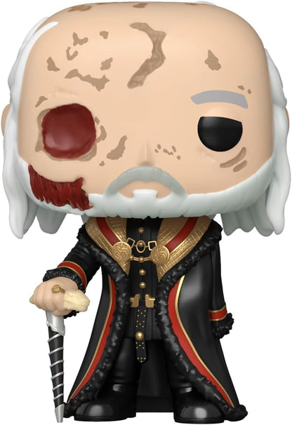 Funko POP! TV: House Of the Dragon - Masked King Viserys Targaryen - 1/6 Odds for Rare Chase Variant - Collectable Vinyl Figure - Gift Idea - Official Merchandise - Toys for Kids & Adults