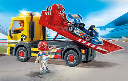 Playmobil 71429 City Life RC Vehicles - Towing Service, Truck and Racing Car Toy and Imaginative Role-Play, PlaySets Suitable for Children Ages 4+