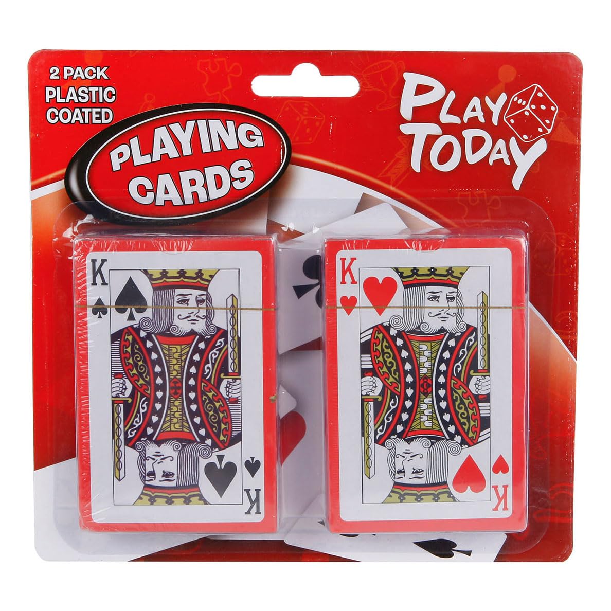 playing cards Vegas Style 9,5 x 6 cm cardboard 2 sets