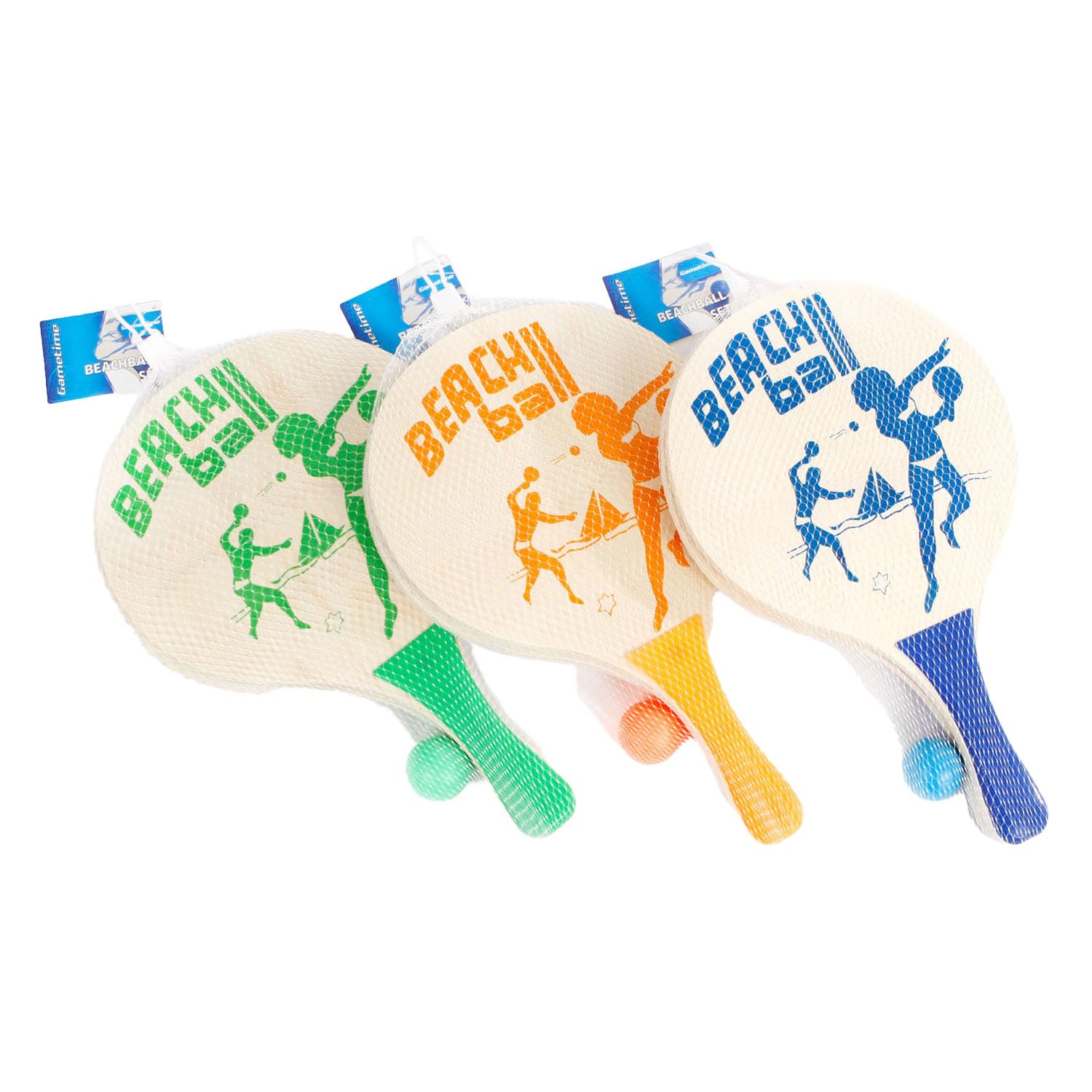 Beachballset Hout