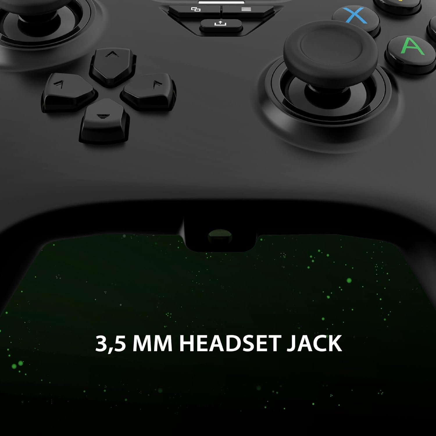 Snakebyte GAMEPAD BASE X - black - Officially licensed, wired Xbox Series X|S & PC Controller | Hall Effect sensors for precision & durability | 3m cable length | Audio connector