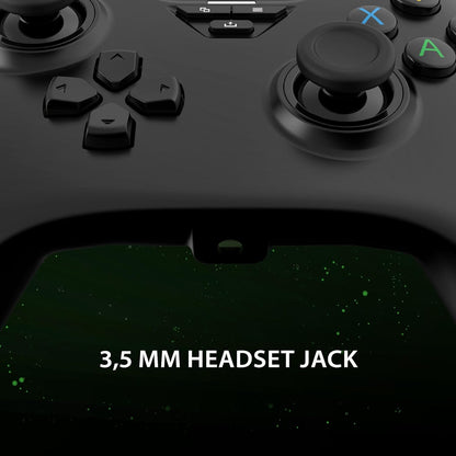 Snakebyte GAMEPAD BASE X - black - Officially licensed, wired Xbox Series X|S & PC Controller | Hall Effect sensors for precision & durability | 3m cable length | Audio connector