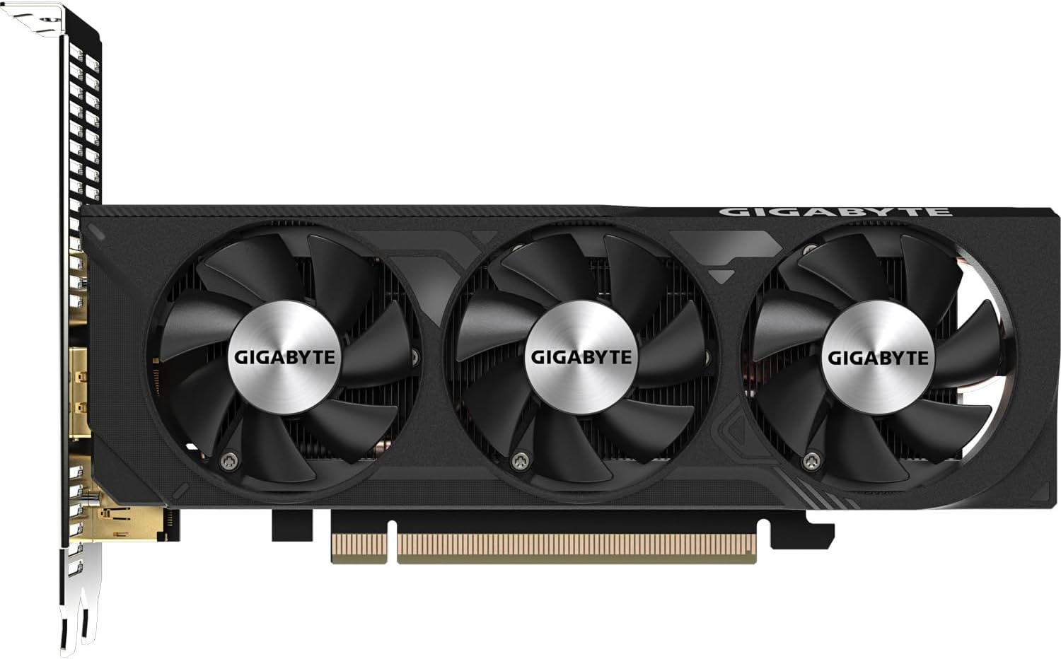 Gigabyte NVIDIA GeForce RTX 4060 OC Low Profile Graphics Card - 8GB GDDR6, 128-bit, PCI-E 4.0, 2475MHz Core Clock, 2x DP 1.4, 2x HDMI 2.1a, NVIDIA DLSS 3 - GV-N4060OC-8GL