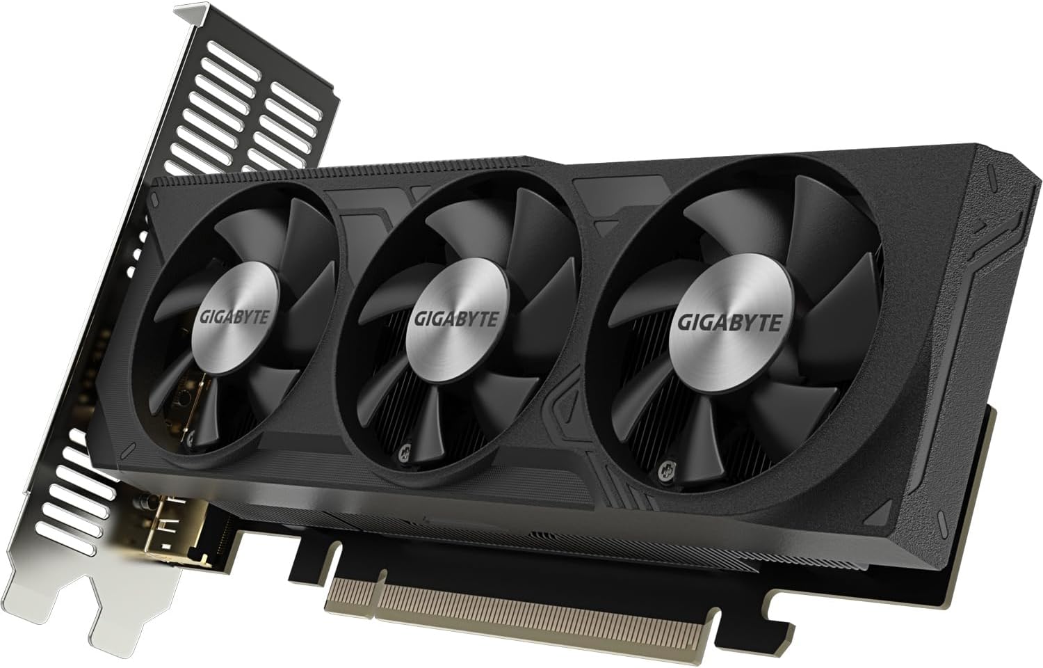 Gigabyte NVIDIA GeForce RTX 4060 OC Low Profile Graphics Card - 8GB GDDR6, 128-bit, PCI-E 4.0, 2475MHz Core Clock, 2x DP 1.4, 2x HDMI 2.1a, NVIDIA DLSS 3 - GV-N4060OC-8GL