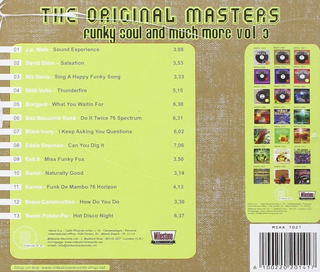 Original Masters - Funky Soul And Much More Vol.3