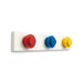 Room Copenhagen Lego Wall Hanger Rack (Red, Blue, Yellow), One Size