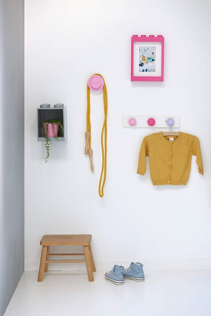 Lego Wall Hanger Rack Pink - Darkpink - Lilac