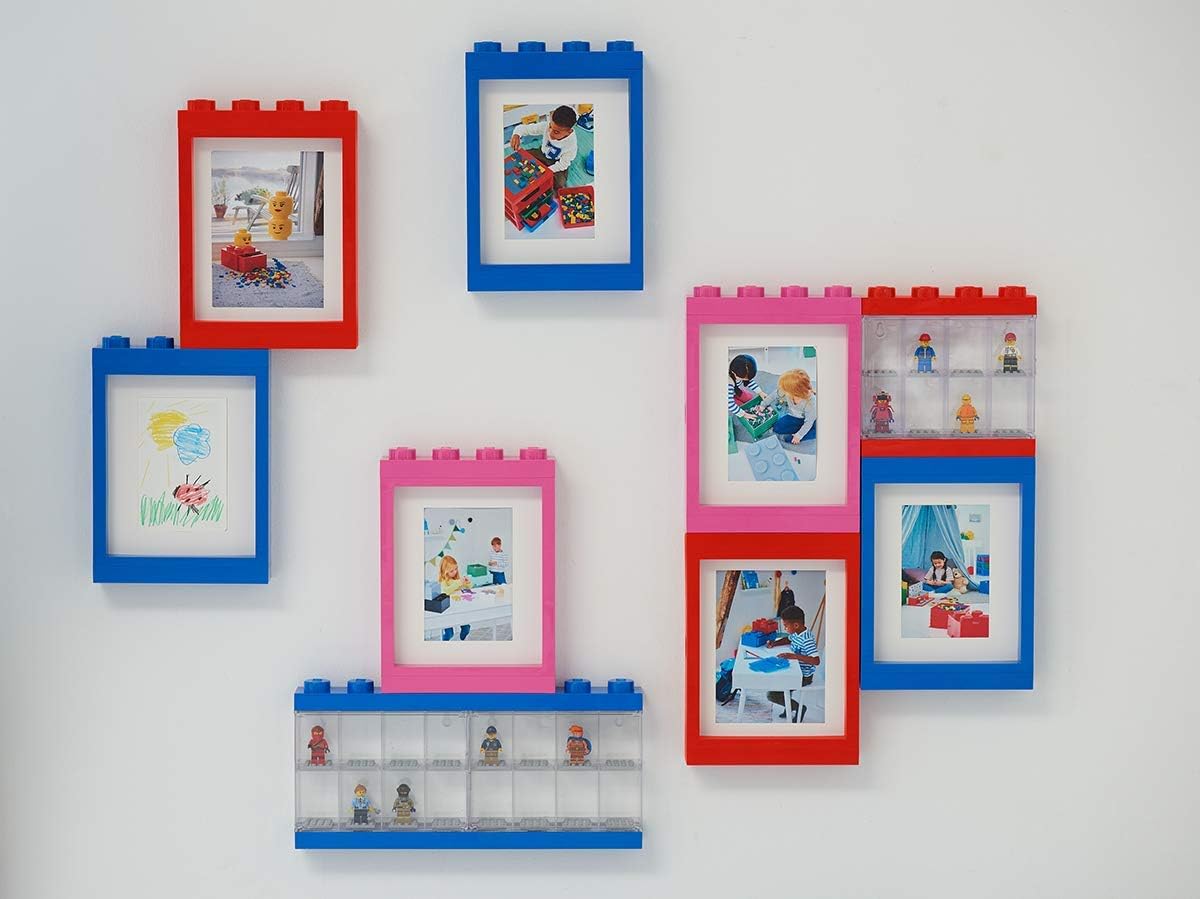 Lego Picture Frame - Blue