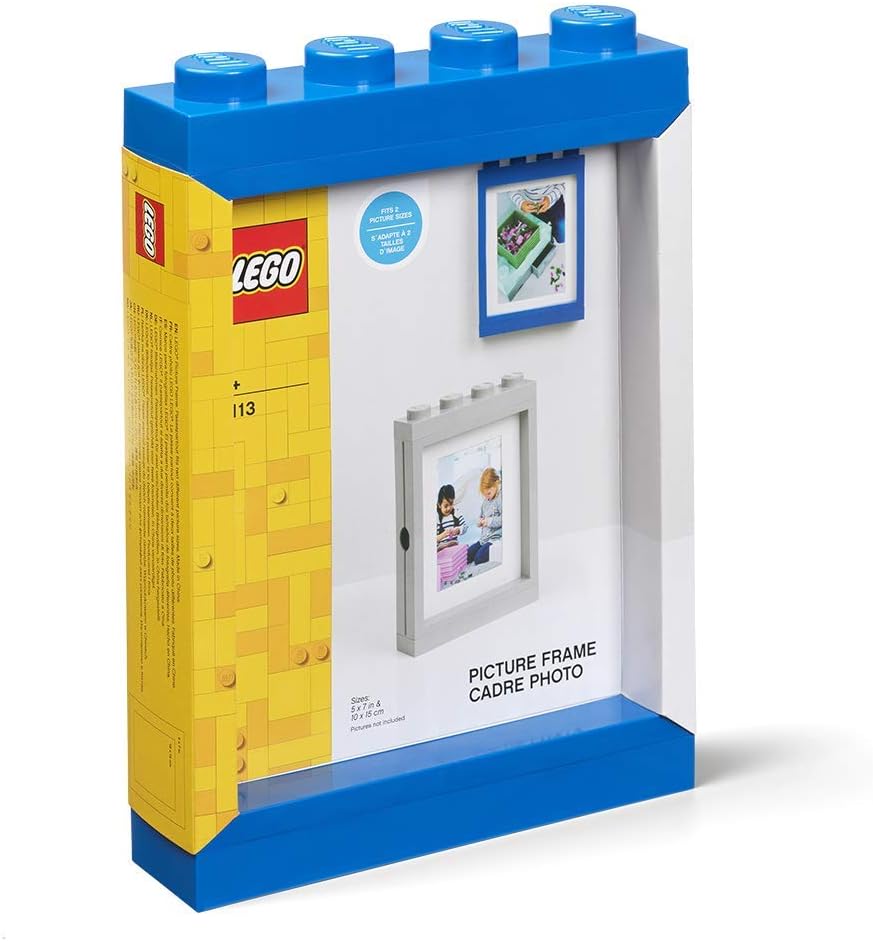Lego Picture Frame - Blue