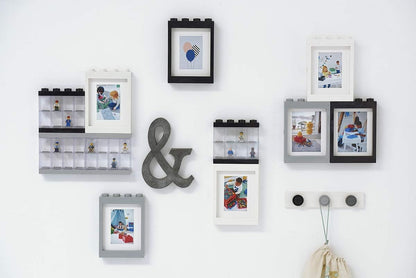 Lego Wall Hanger Rack Black - Light Gray - Gray