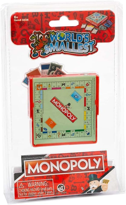 Super Impulse 361224 Worlds Smallest Monopoly Board Game in the World as Mini Version, from 8 Years