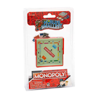 Super Impulse 361224 Worlds Smallest Monopoly Board Game in the World as Mini Version, from 8 Years