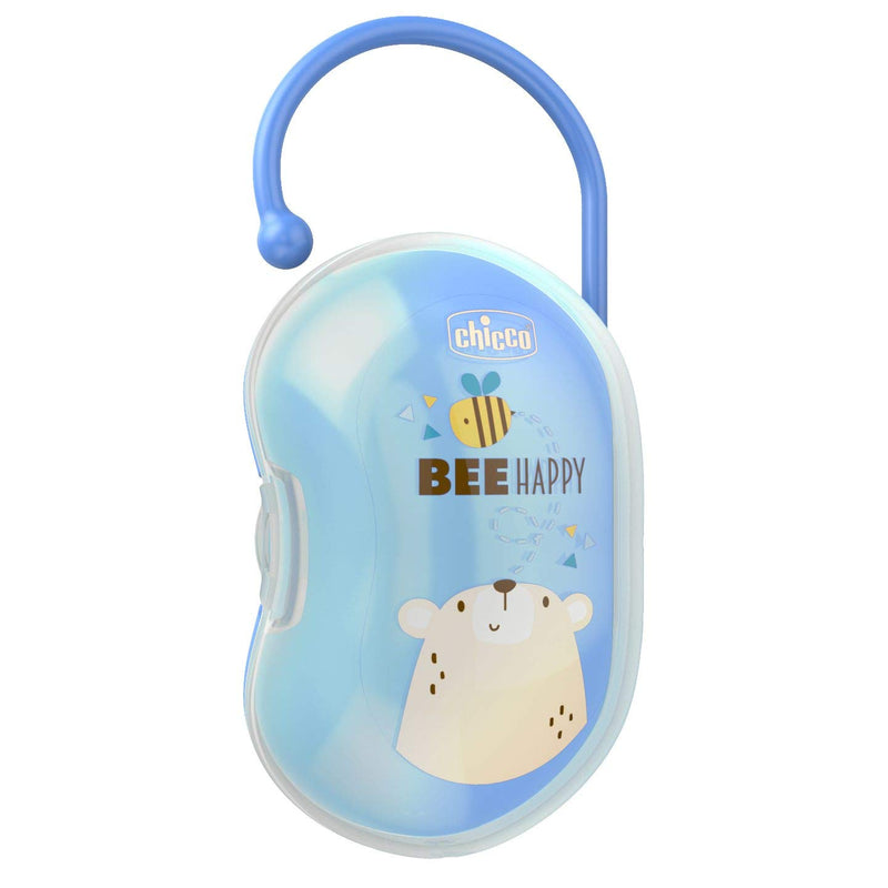 Chicco - Easy Box For 2 Pacifiers Boy 0M+