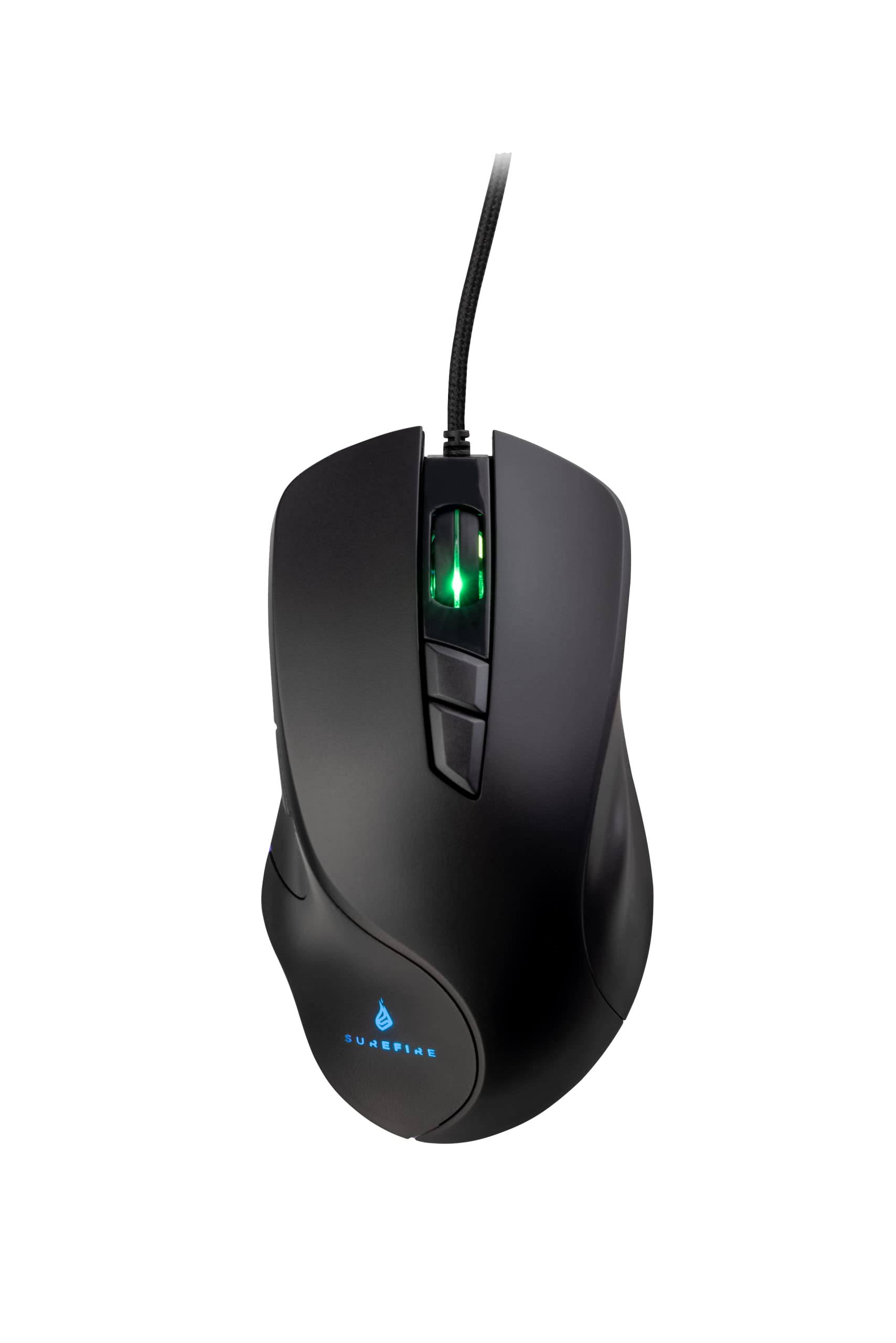 SureFire Martial Claw Gaming Mouse, Gaming Mouse with RGB Lighting, PC Mouse with 7 Programmable Buttons, Wired Mouse, 7200 DPI Computer Mouse with 1.8 m Cable