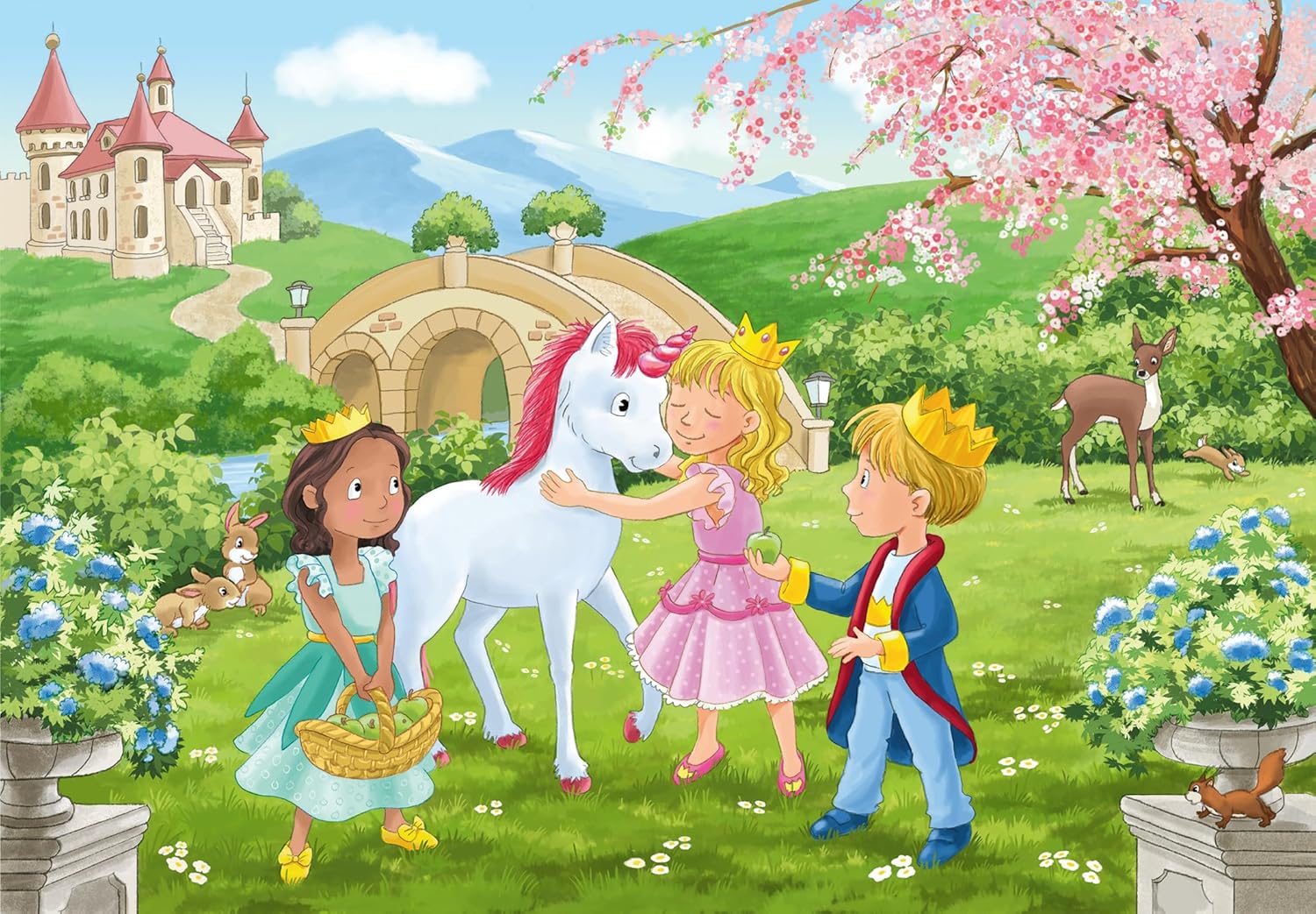 Ravensburger Kinderpuzzle - 12000858 Zauberhafte Freundschaft - 2x12 Teile Puzzle für Kinder ab 3 Jahren