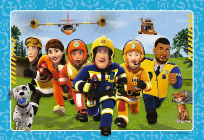 Ravensburger Kinderpuzzle 12001031 - Fireman Sam - 2x12 Teile Fireman Sam Puzzle für Kinder ab 3 Jahren