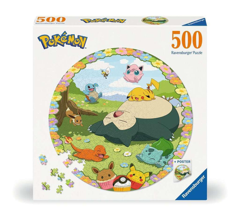 Ravensburger 12001131 - Blooming Pokémon - 500 pieces jigsaw puzzle – Puzzle for adults and kids age 12 years up, Pokémon Puzzle, gifts for Pokémon fans
