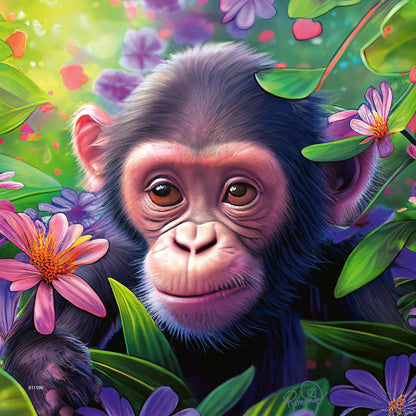 Ravensburger Jungle Babies Jigsaw Puzzles for Kids Age 5 Years Up - 3x 49 Pieces