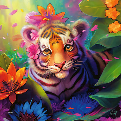 Ravensburger Jungle Babies Jigsaw Puzzles for Kids Age 5 Years Up - 3x 49 Pieces