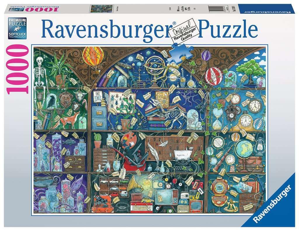 Ravensburger Puzzle 17597 - Das Kuriositätenkabinett - 1000 Teile Puzzle für Erwachsene ab 14 Jahren