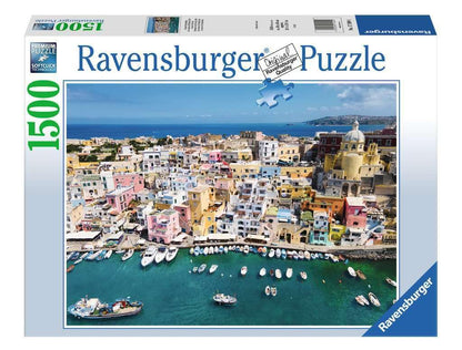 Ravensburger Puzzle 17599 - Ausblick auf Procida - 1500 Teile Puzzle für Erwachsene ab 14 Jahren