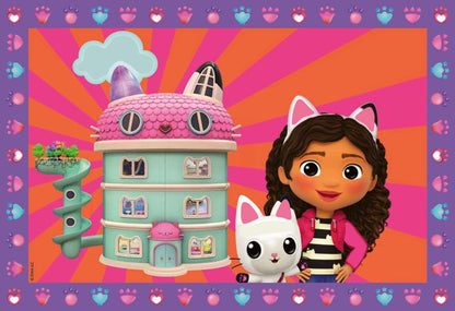 Ravensburger - CreArt Junior Series: Gabby's Dollhouse, Paint by Number Kit, Contains Two Pre-Printed Boards, a Brush, Colors, Creative Game for Boys and Girls 5+ Years