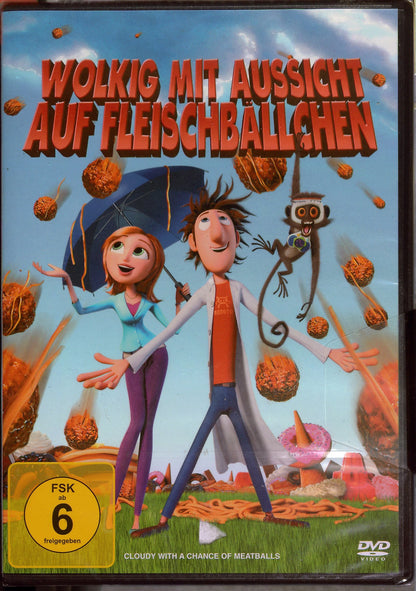 Wolkig mit Aussicht auf Fleischbällchen (DVD