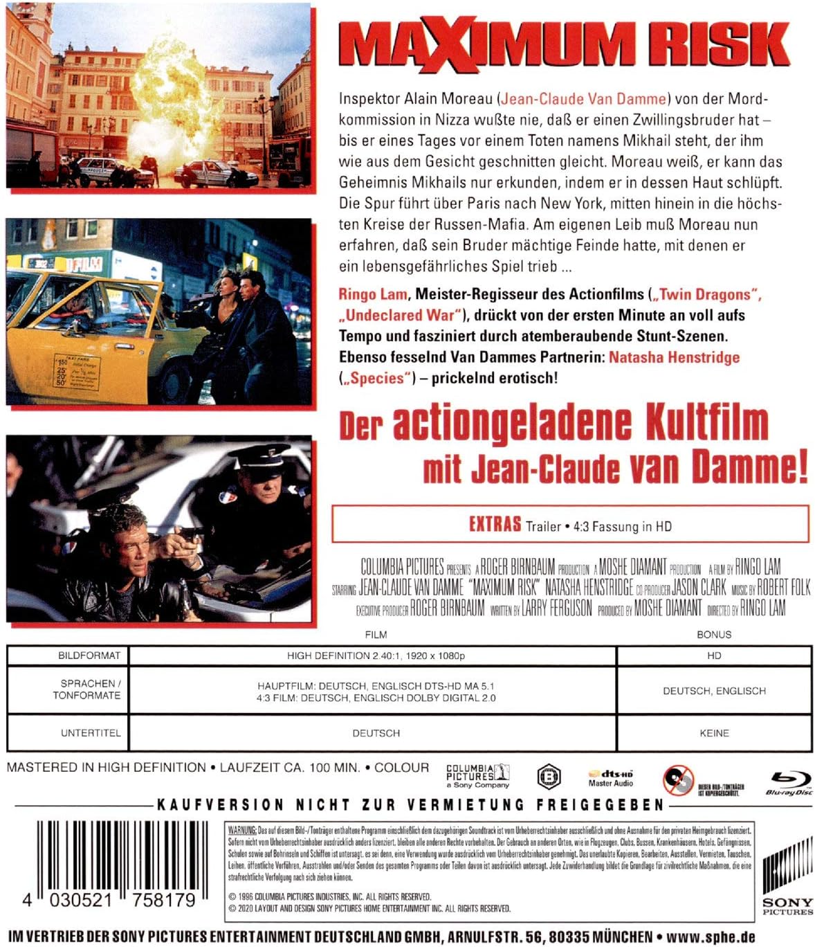 Maximum Risk (Blu-ray