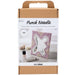 Craft Kit Punch Needle, Pastel Colours, Mirror, 1 Pack