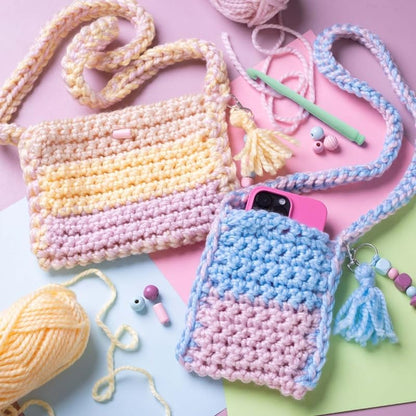 DIY Kit Initiation Hook – Phone Bag and Pouch – 2 pcs