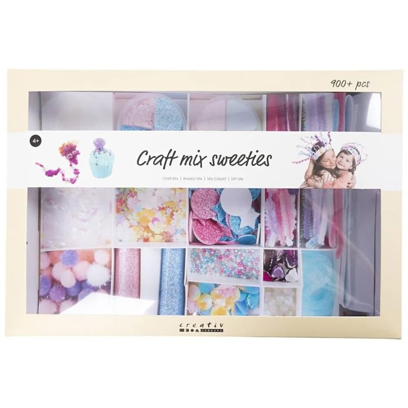 900 Pcs Creative Craft Kit Candy Pastel Colors