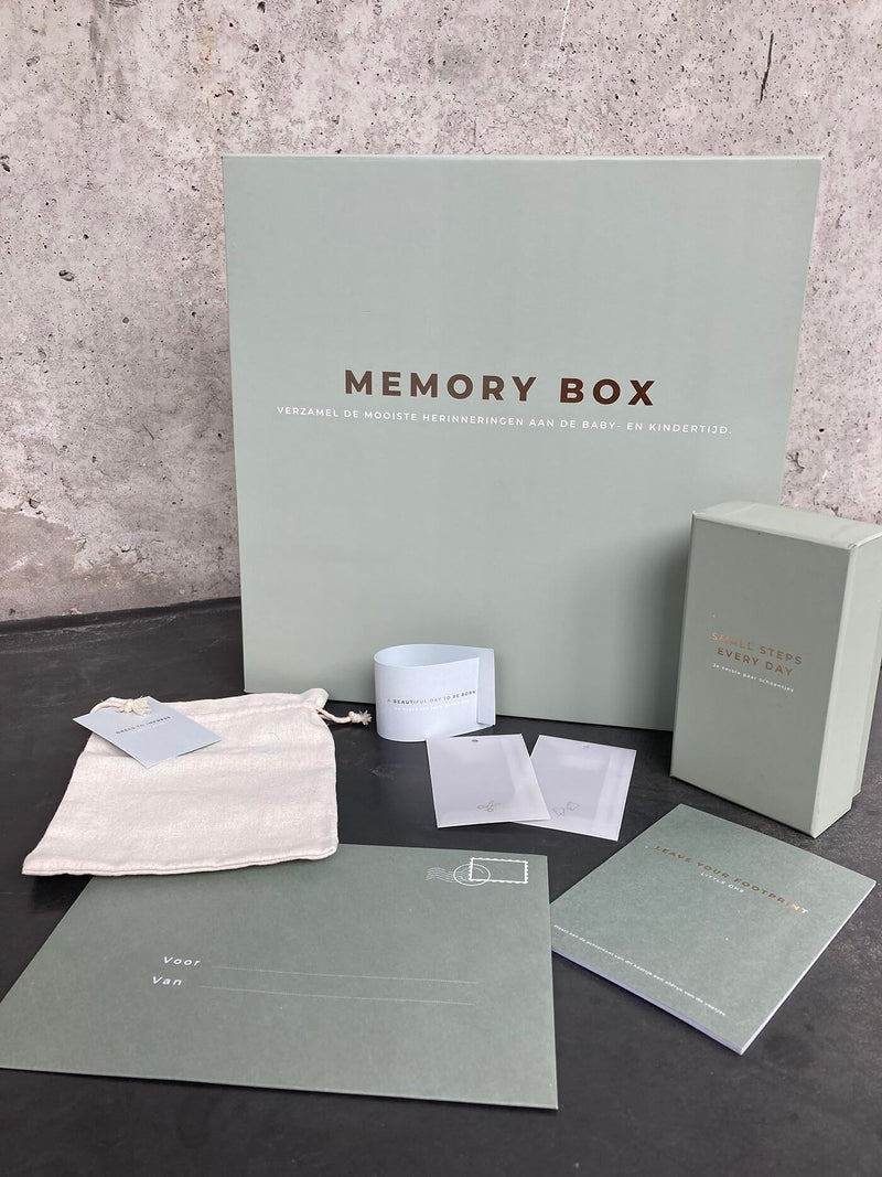 Memory Box: Verzamel de mooiste herinneringen aan de baby- en kindertijd